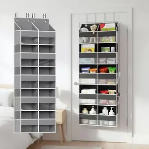 Over-the-Door 5-Tier Hanging Storage Organizer with Multiple Pockets – Sturdy & Durable Shelves for Toys, Diapers, Clothes, Yarn, and More. Perfect for Bedroom, Bathroom, Nursery, Closet, and Pantry.
