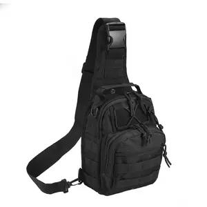 Tactical Compact EDC Shoulder Sling Bag for Men - Crossbody and Chest Pack for Travel, Camping, Trekking, Outdoor Sports - Adjustable Multifunction outdoorfun