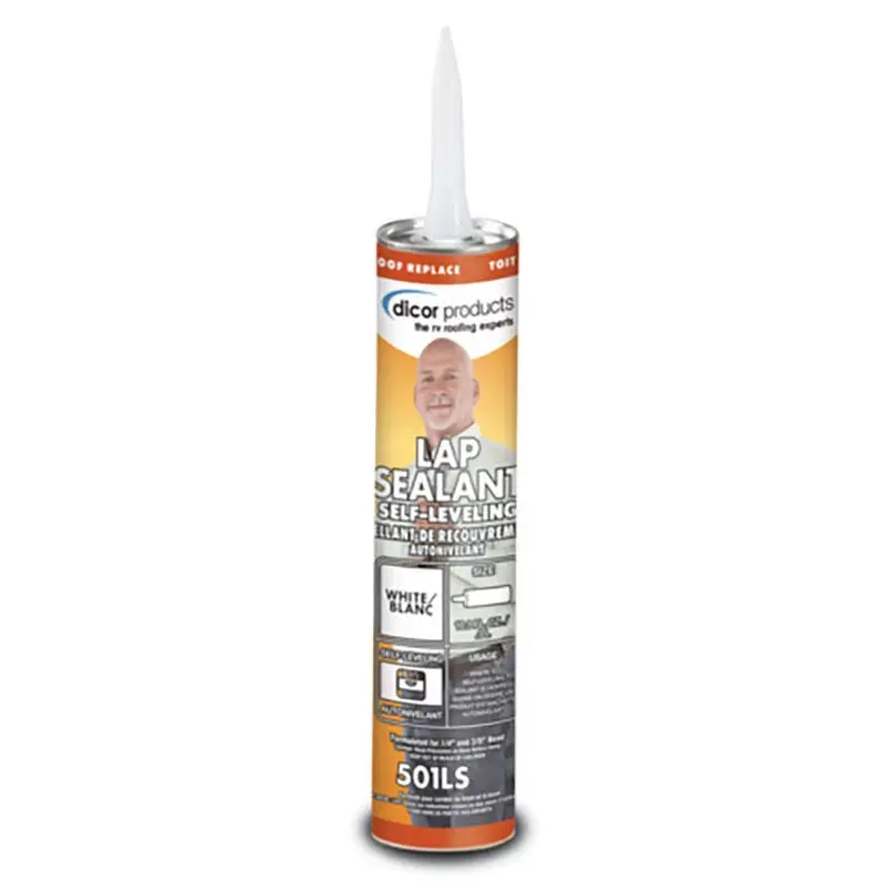 Dicor Professional Self-Leveling Lap Sealant 10.3 oz White