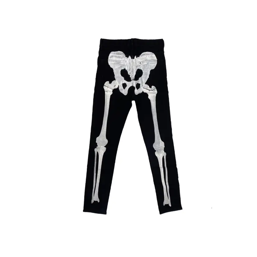 KL Clothing " SOLID COLORED OG SKELETON DENIM"