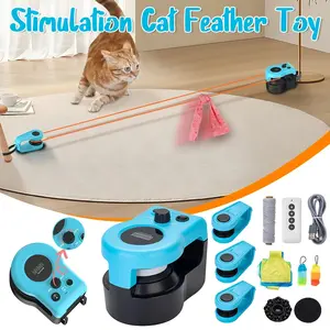 Cat Toy Exercise Wheel, New Indoor Cat Running Machine, Adjustable Speed, Simulated Interactive Hunting, Cat Toy with Remote Control