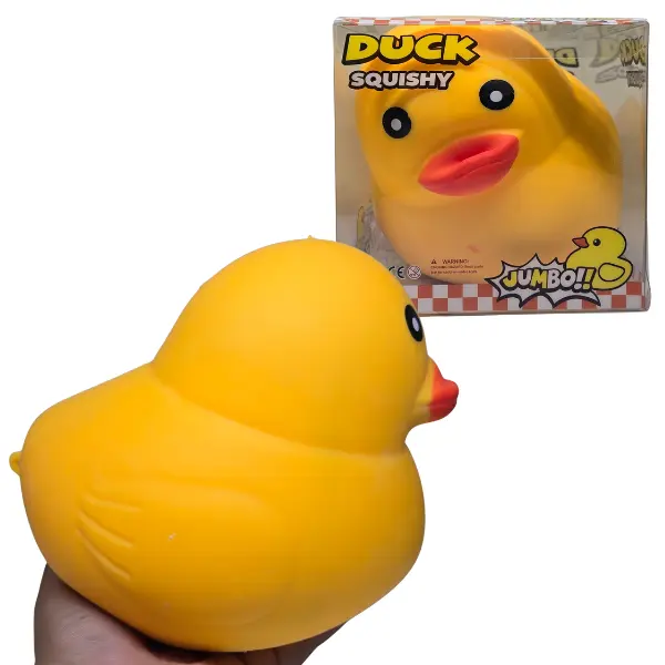 Jumbo Squishy Yellow Duck Cute Duckling Stress Relief Large Fidget Toy