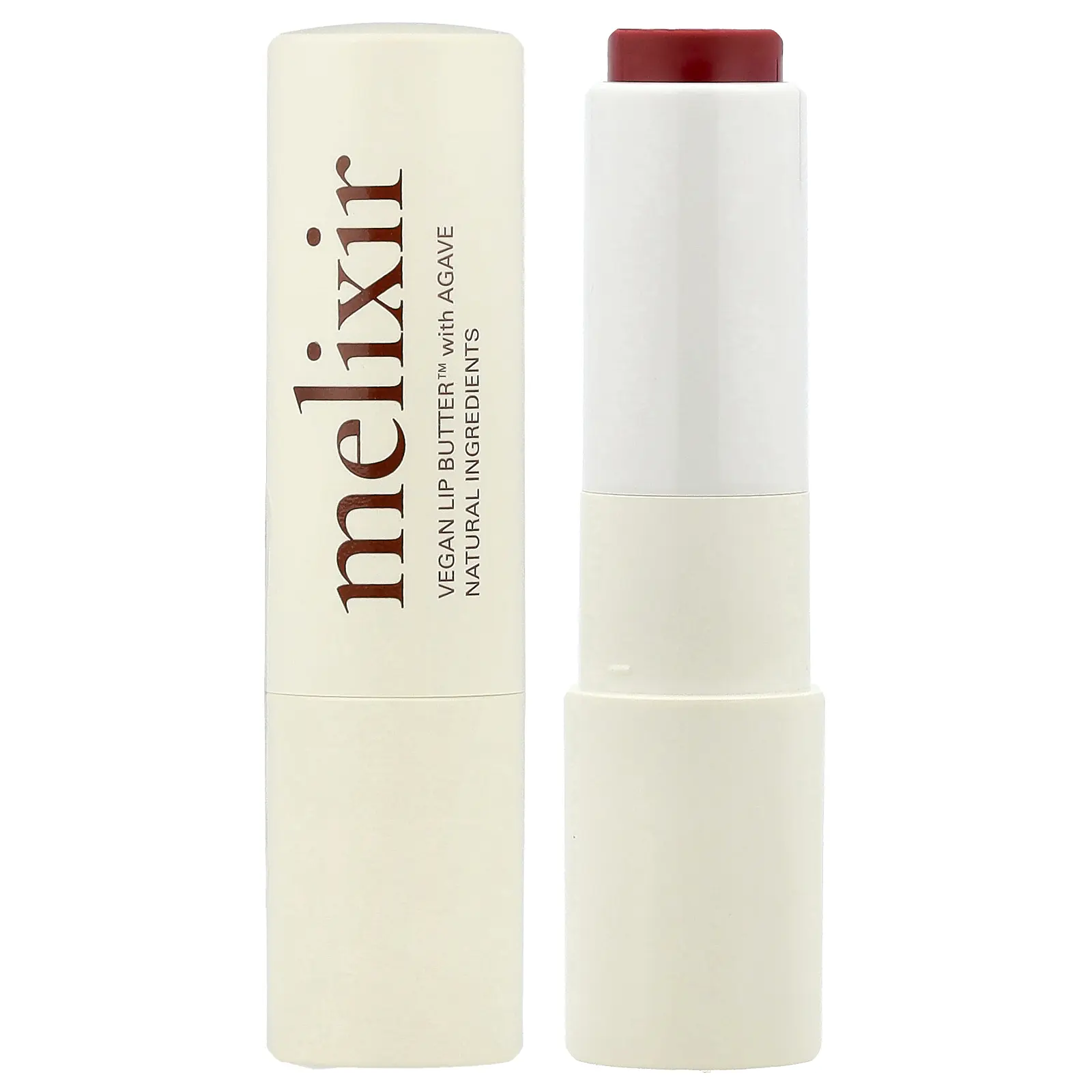 Melixir Vegan Lip Butter™ with Agave, 06 Lust Red, 0.13 oz (3.9 g)