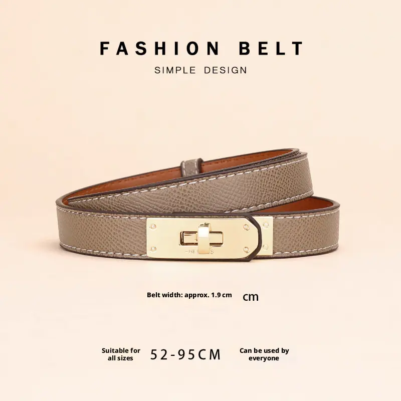 Women's High-End Slim Waist Belt - Versatile Decorative Accessory for Suits
