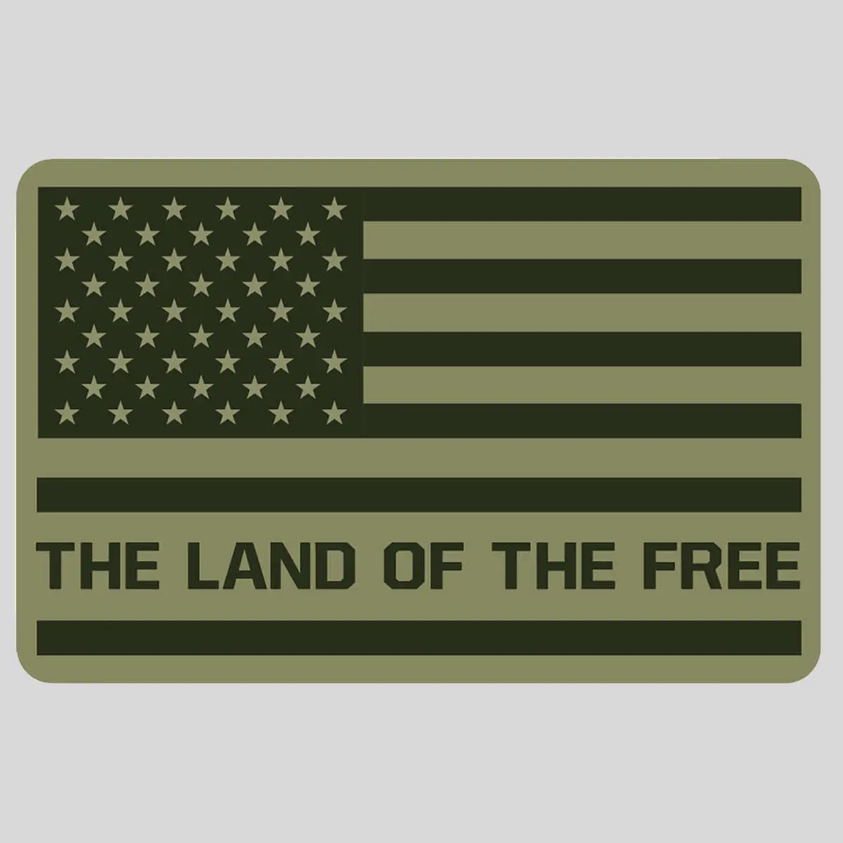 HOLD FAST Freedom Flag Sticker, 3.5" x 2 Water-Resistant Decal for Bike, Ideal for Freedom Lovers, Inspires Faith