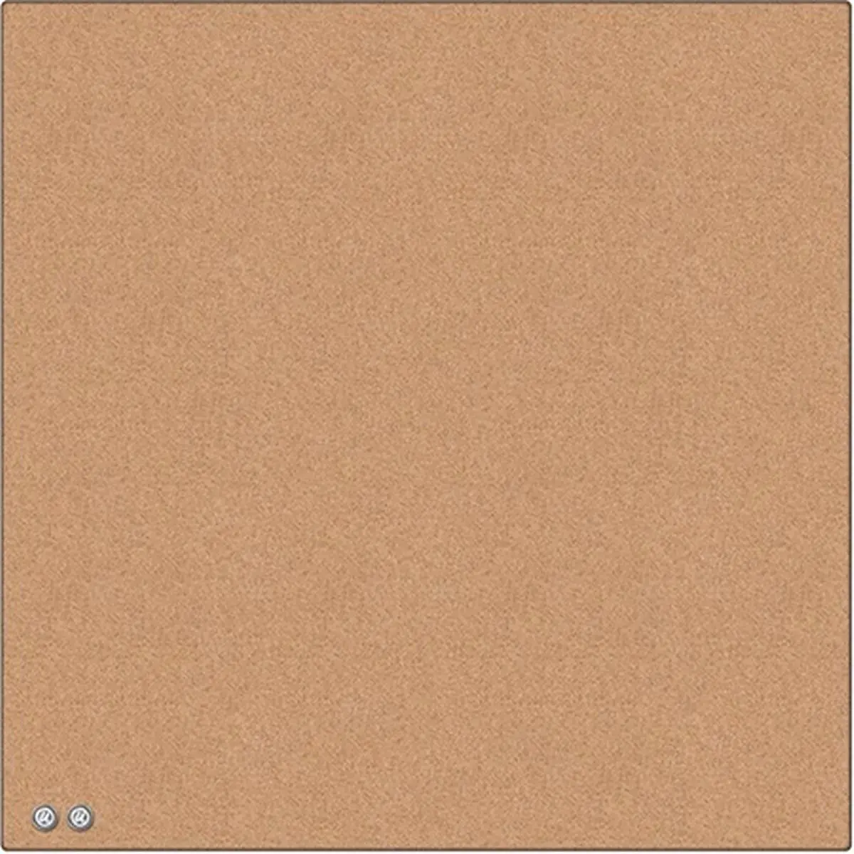 U Brands Frameless Cork Bulletin Board, 24 x 18 in. Self-Healing Natural Cork Surface with Birch Accents for Office & Home, Includes Push Pins, Notes And Messages, Universal Mounting, Firmly Grips