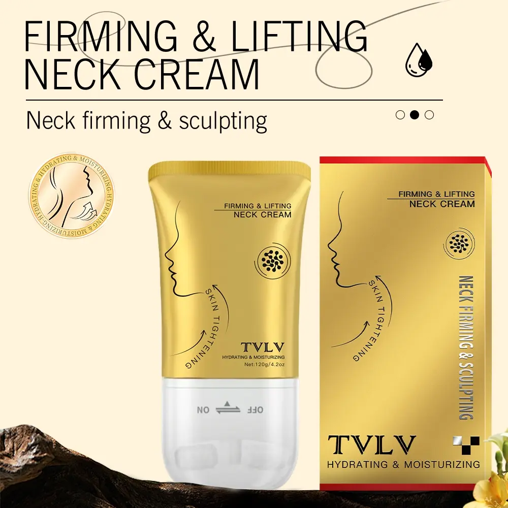 Tvlv Tightening Lifting Neck Cream, Moisturizer, Hydrating, Moisturizing, Smooth Application, Define Contours, Radiant Gloss, Silk Touch, Soft, Suitable for Daily Use, Parties, Dates, Cosmetics, Skin Care, Beauty Products