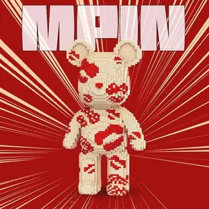 Bear Building Block,MPIN building block, Bear Toys,Birthday Gift,Festival gift,building sets,Educational Building Blocks,Trend Decoration,Cool,Brick,Family Bonding,BlackFriday,Christmas