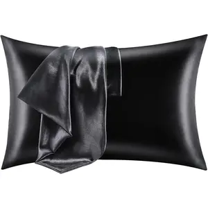 Silky Satin Bedding 2-Piece Pillowcase Set, Soft for Hair and Skin, Wrinkle-Resistant Sheets & Linens Accessory