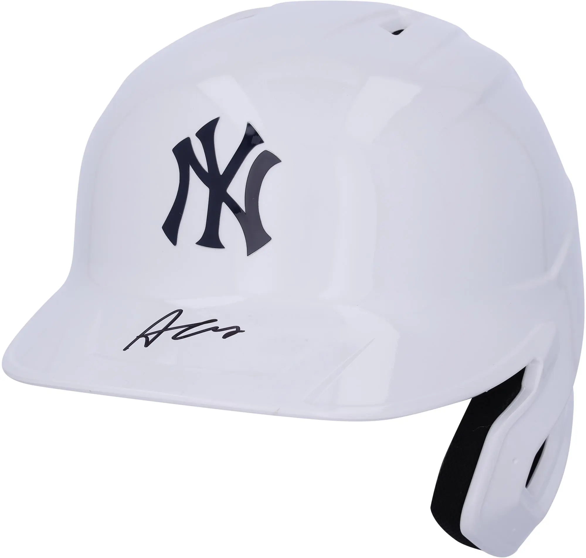 Austin Wells New York Yankees Autographed White Alternate Chrome Rawlings Mach Pro Replica Batting Helmet - Fanatics Exclusive - Fanatics Authentic Certified