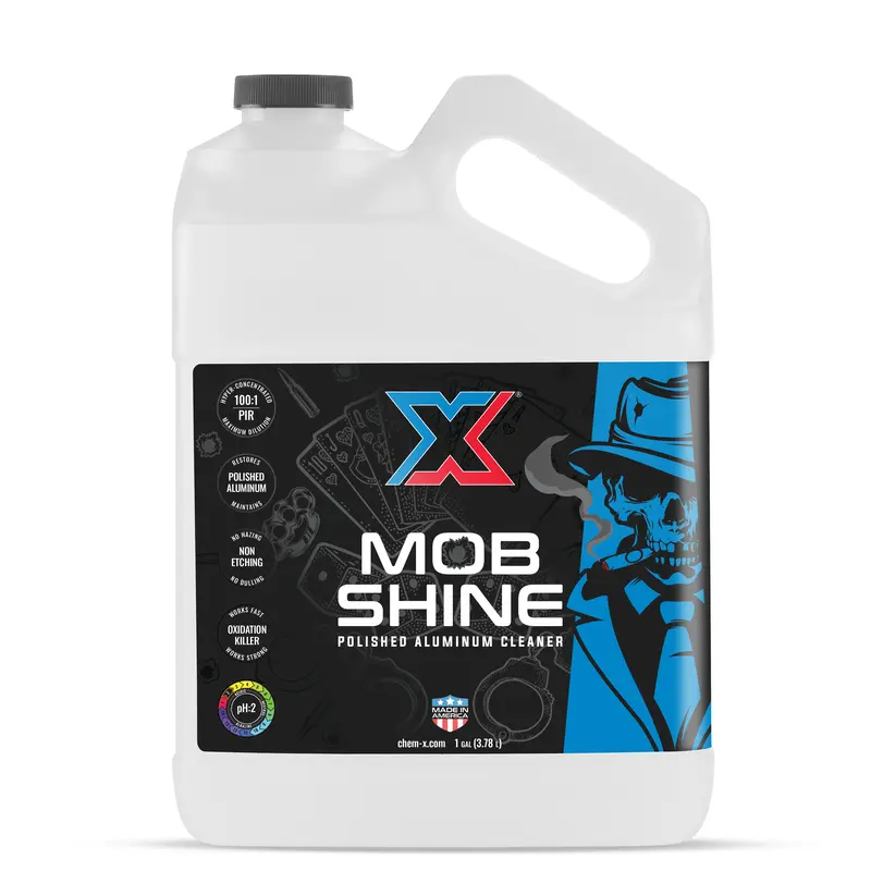 Chem-X 1 Gal Concentrated Aluminum Cleaner - Cars/Motorcycles Brake Dust Remover, Cleans & Restores Surfaces, Removes Oxidation, Effective Wheel Care Solution