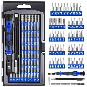 XOOL 62 in 1 Precision Screwdriver Kit, Electronics Repair Tool Kit, Magnetic Driver Kit with Flexible Shaft, Extension Rod for Mobile Phone, Smartphone, Game Console, count, Tablet