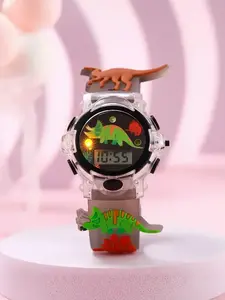 Cute Novelty Cartoon Dinosaur Pattern Digital Watch, Fashionable Luminous Watch for Kids, Trendy All-match & Exquisite Watch for Birthday Gift