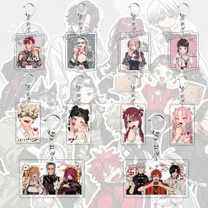 Anime Gokurakugai 6 cm acrylic backpack keychain character Aruma Tao Saotome Nei Takarai Tatsuomi Ban decoration cute gift