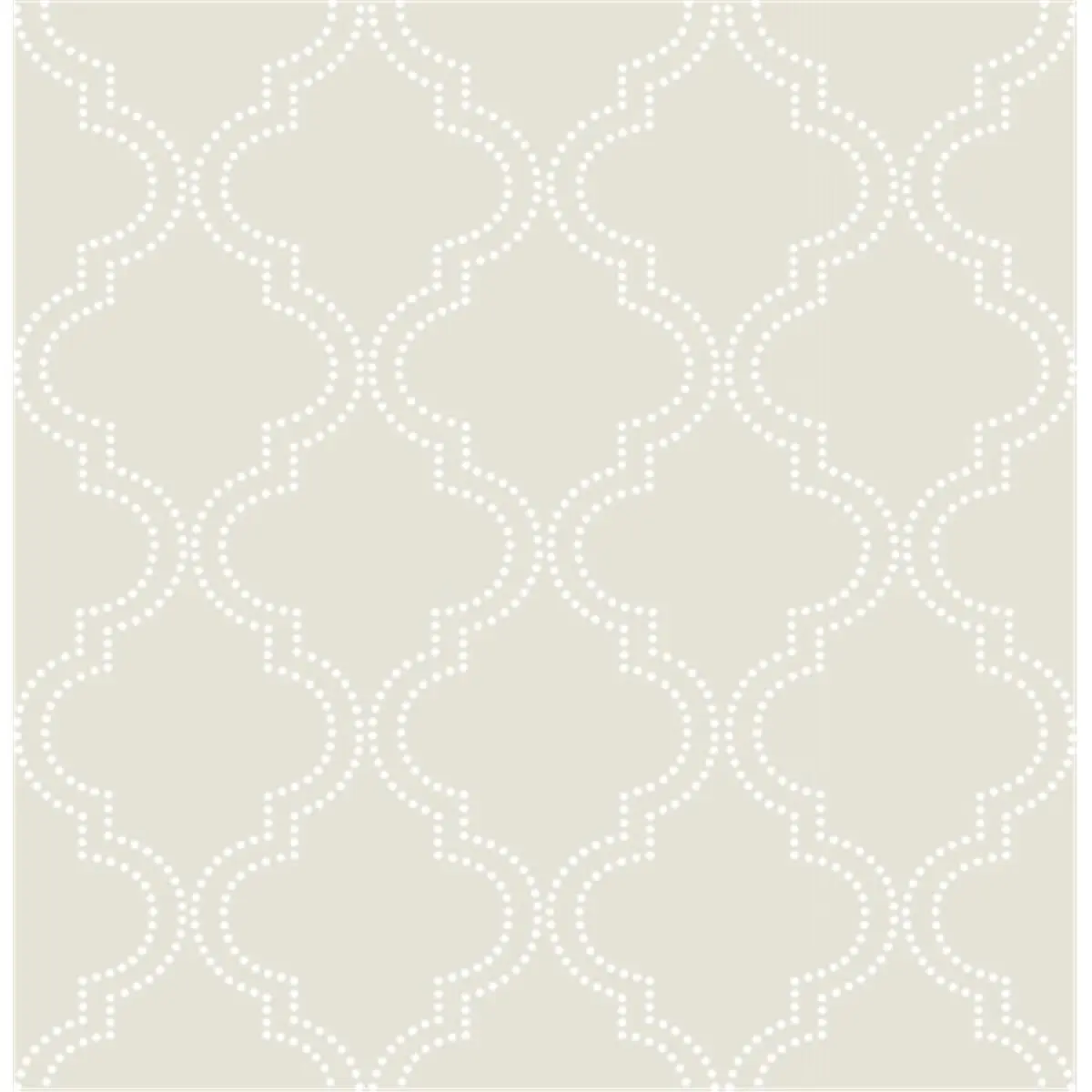 212 MAIN Peel-and-Stick Self-Adhesive Removable Decorative Wallpaper, Quatrefoil Geometric Trellis Design, NU1425 Taupe Temporary Single Roll for Indoor Use, Peel and Stick Wallpaper Designs, Self Adhesive Wallpaper