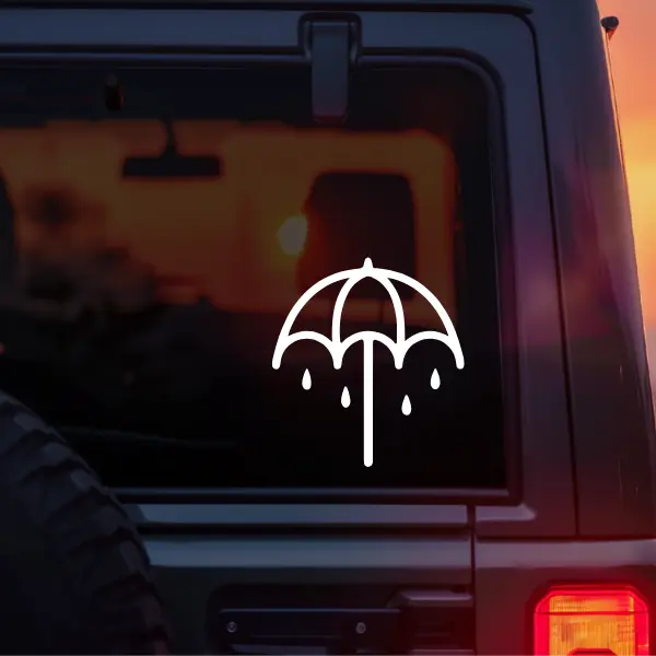 Bring Me The Horizon “That’s The Spirit” Umbrella Logo Vinyl Car Decal – BMTH Album Art Inspired Sticker for Car Window Laptop Tumbler – Alternative Rock Metalcore Band Fan Gift