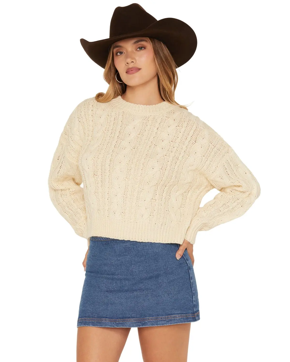 Cleo + Wolf Women's Women'S Lace-Up Sweater - S0728k409ci