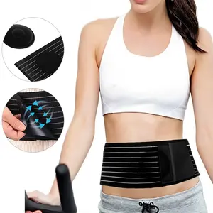 Adjustable Abdominal Support Belt with Compression Pad, Breathable Waist Brace for Daily Comfort, All Seasons Hernia Belt