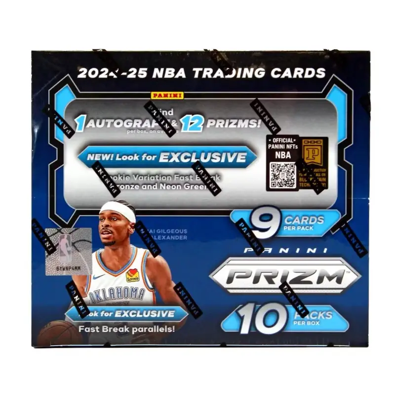 2024/25 Panini Prizm Basketball Fast Break Box Trading Cards