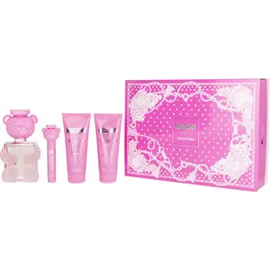 Moschino Toy 2 Bubble Gum Set-Edt Spray 3.4 Oz & Body Lotion 3.4 Oz & Shower Gel 3.4 Oz & Edt Spray 0.33 Oz Mini For Unisex