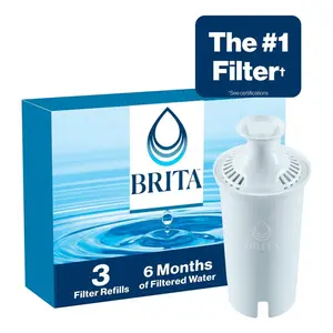 Standard Water Pitcher Replacement Water Filters, BPA Free (3-Pack)