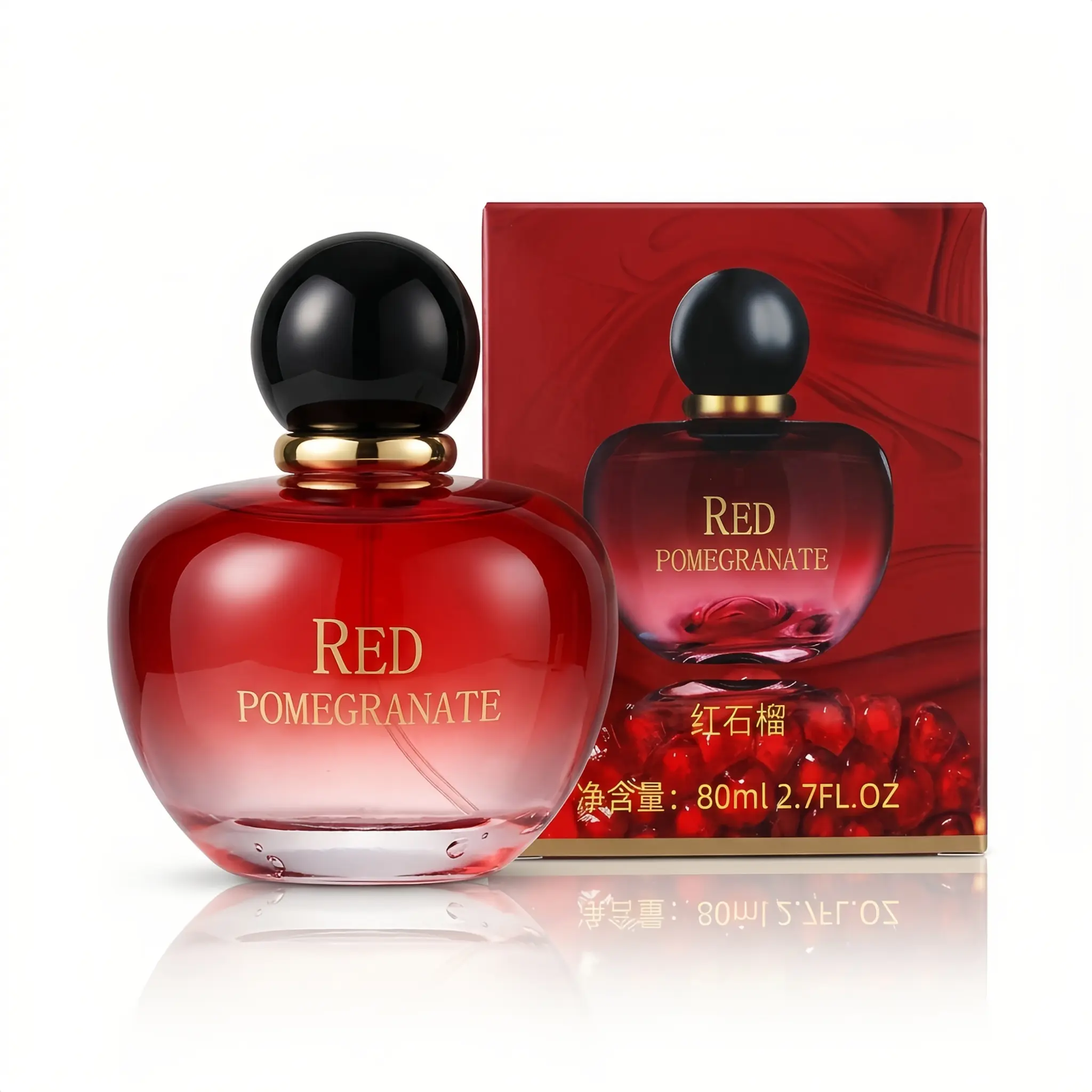 RED POMEGRANATE Perfume 80ml / 2.7 fl.oz | Fruity Floral Scented Perfume with Pomegranate Blackcurrant Lemon Rose Musk | Sweet Scent Gift for Dating Party Daily Use | Daily Fragrance for Women & Girls |   long-lasting   Fragrance for |Women De Parfum