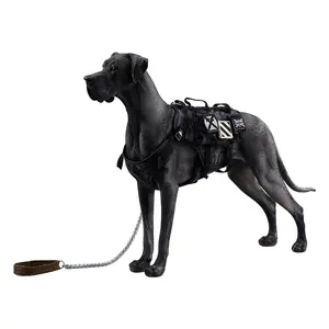 JXK MMOS X Resin Great Dane Dog Figurine – 1:6 Scale Realistic Dog Statue, Indoor Decorative Animal Sculpture for Shelf, Table, Office or Gift