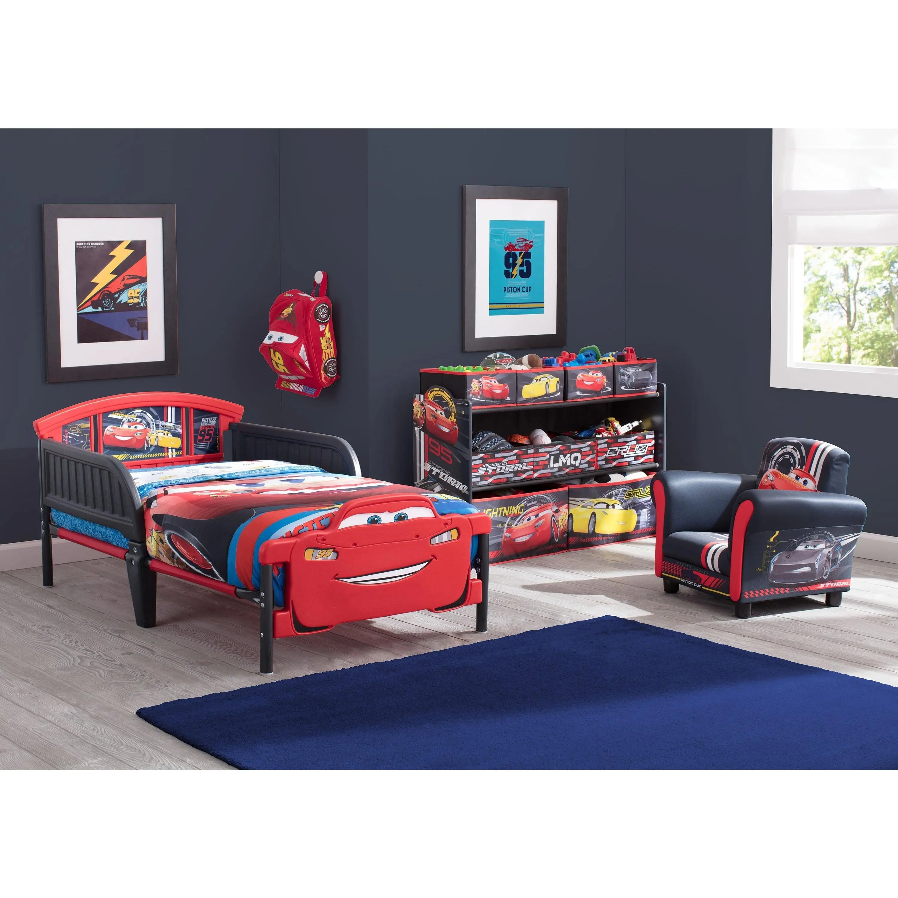 Cars 3D-Footboard Toddler Bed Cars 3D-Footboard Toddler Bed