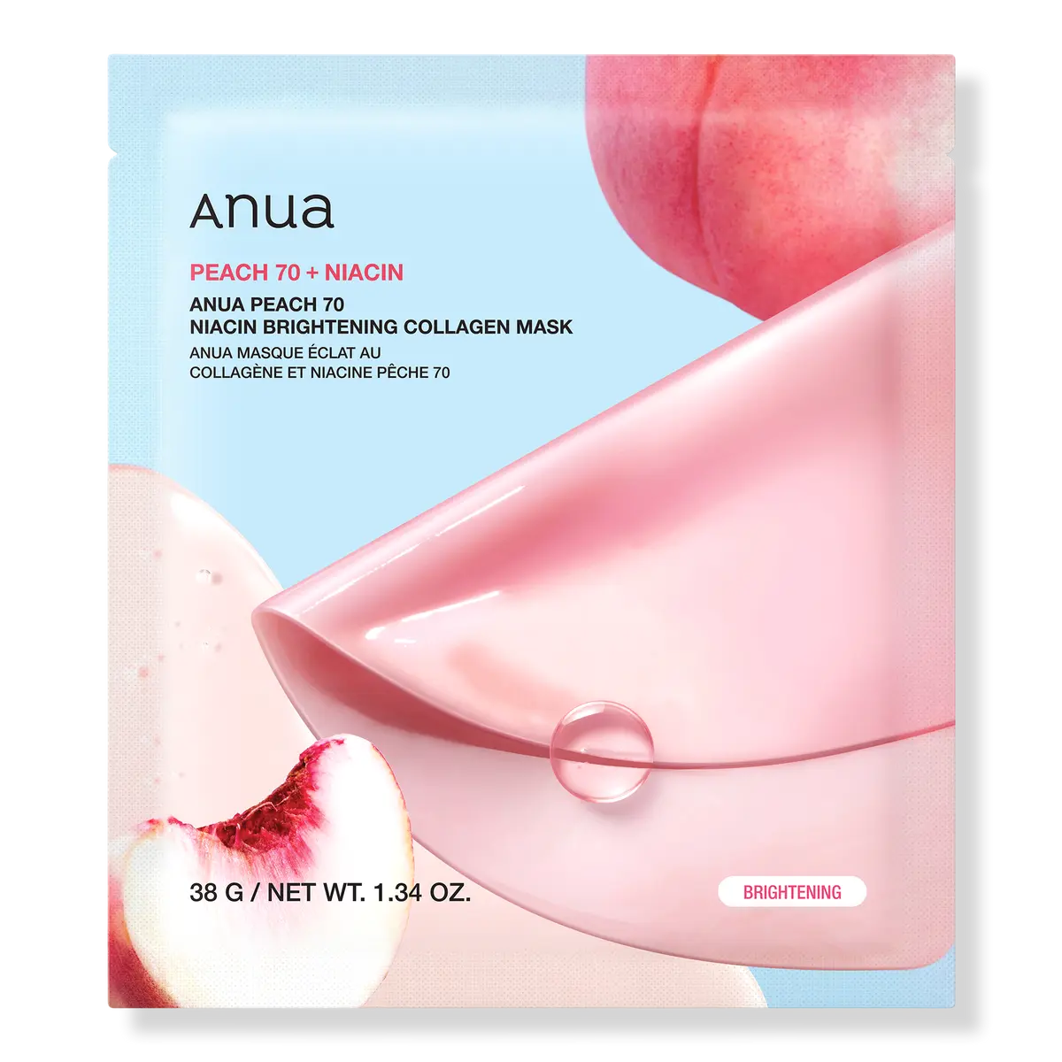 ANUA Peach 70 Niacin Brightening Collagen Mask