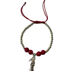 Santa Muerte Thread Bracelet