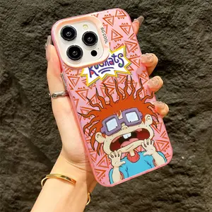 Cartoon cute R-Rugrats Phone Case Suitable for iPhone 17 16e 16 15 14 13 12 11 Mini Pro Max Air X XR XSMAX 8 7 Plus Anti Fall Matte Back Cover