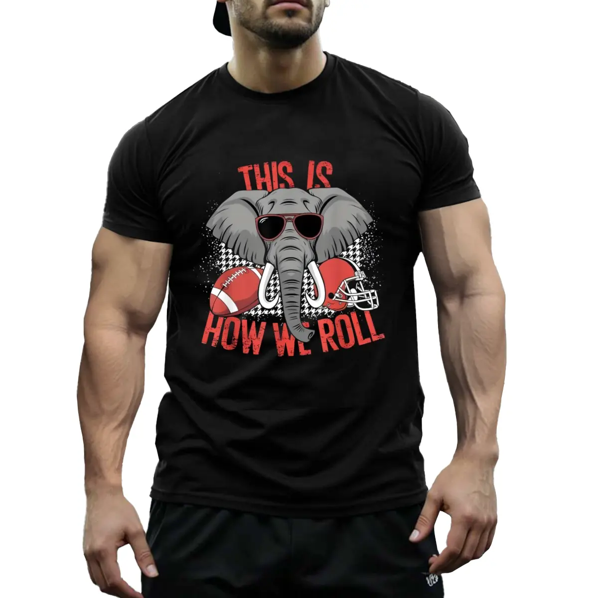 Vintage Alabama Elephant Lovers Retro Style T-Shirt for Men Women, Roll Tide Fan Graphic Tee, Classic SEC Football Casual Top, Game Day Outfit for College Sports Fans,Sarcastic,Laid,Back