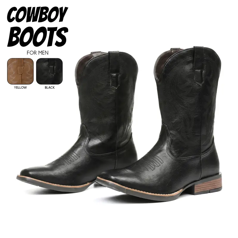 black wedding dresses sleeves Arthur Western Black Leather Boot