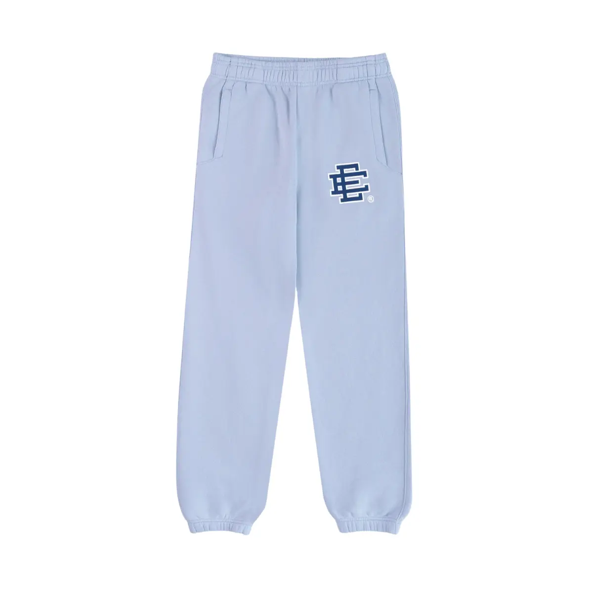 EE Monogram Graphic Sweatpants, Unisex Relaxed Fit Jogger Pants with Pockets, Elastic Waist Casual Streetwear