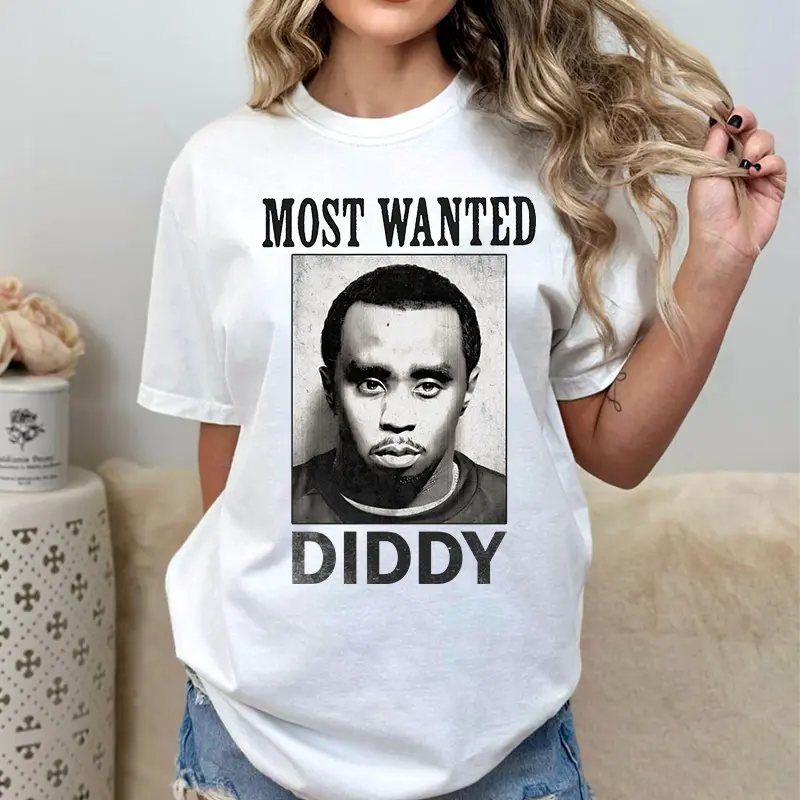 Wanted Diddy Shirt, Diddy Shirt, Wanted P.Diddy Shirt, 2024 Shirt, Police Mugshot Photo Of Diddy Shirt