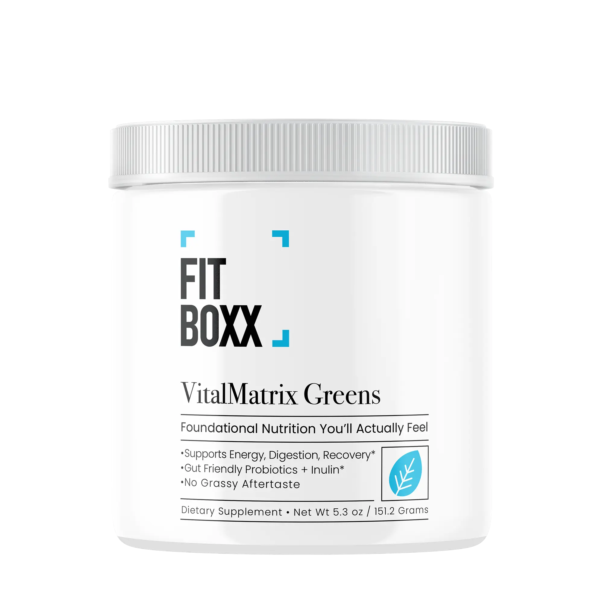 VitalMatrix Greens – Organic Supergreens with Probiotics & Adaptogens for Digestion, Energy & Recovery | Vegan & Clean Label
