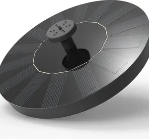2026-Solar Fountain, Solar Powered Bird Bath Fountain Pump with 7 Nozzles 2.5W Solar Panel Kit Water Pump, Outdoor Watering Submersible Pump for Pond, Pool, Garden, Fish Tank-graduation gifts