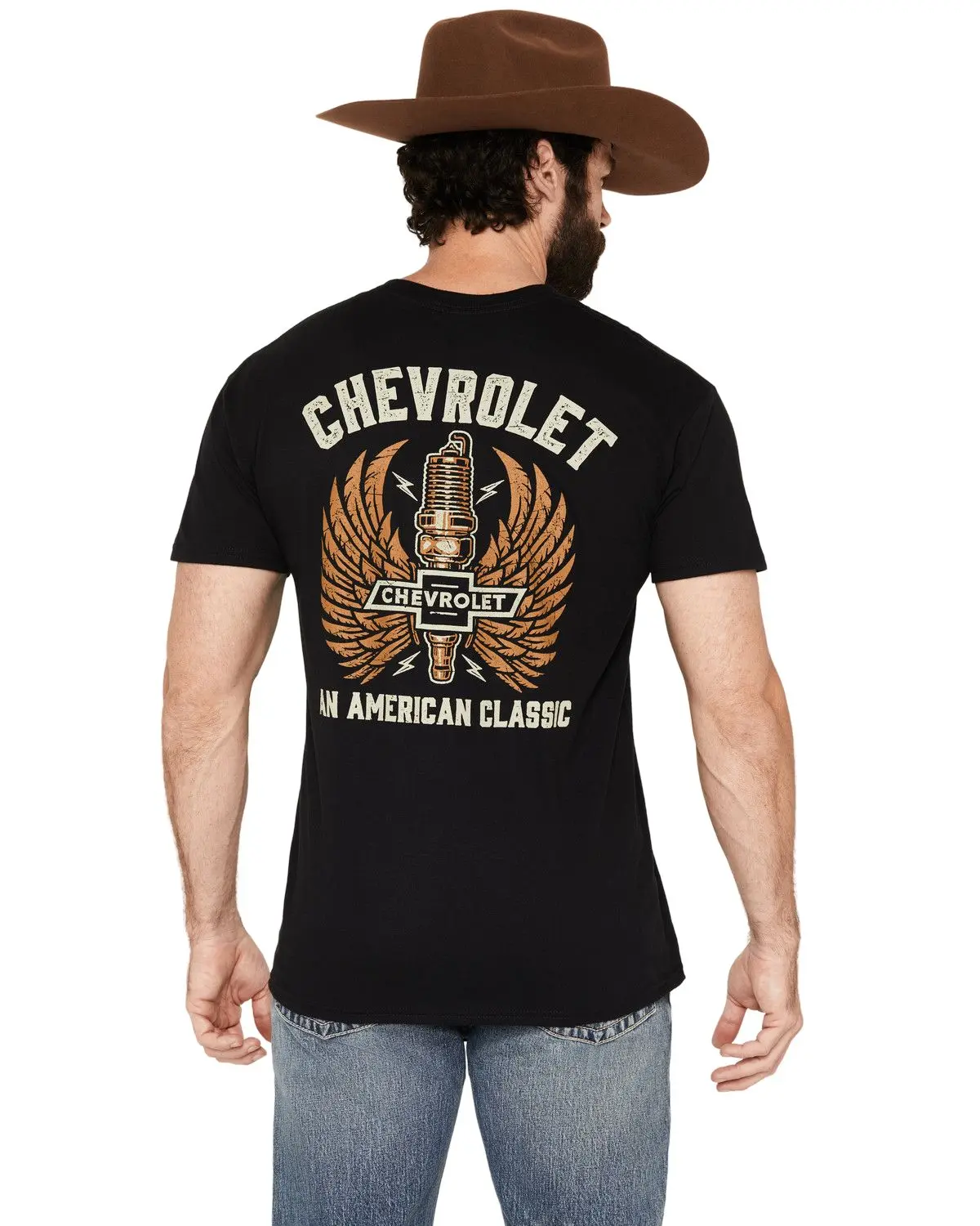 Chevy Men's Men'S American Classic Short Sleeve Graphic T-Shirt Big - 5213-Big
