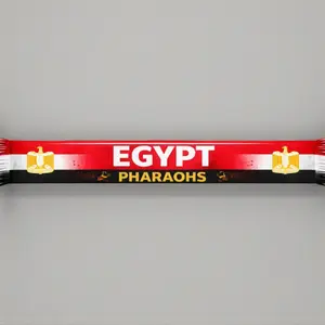 Unisex Egypt Flag Scarf - Lightweight Design Wrap Shawl, Everyday Patriotic Accessory for Arabic Pride