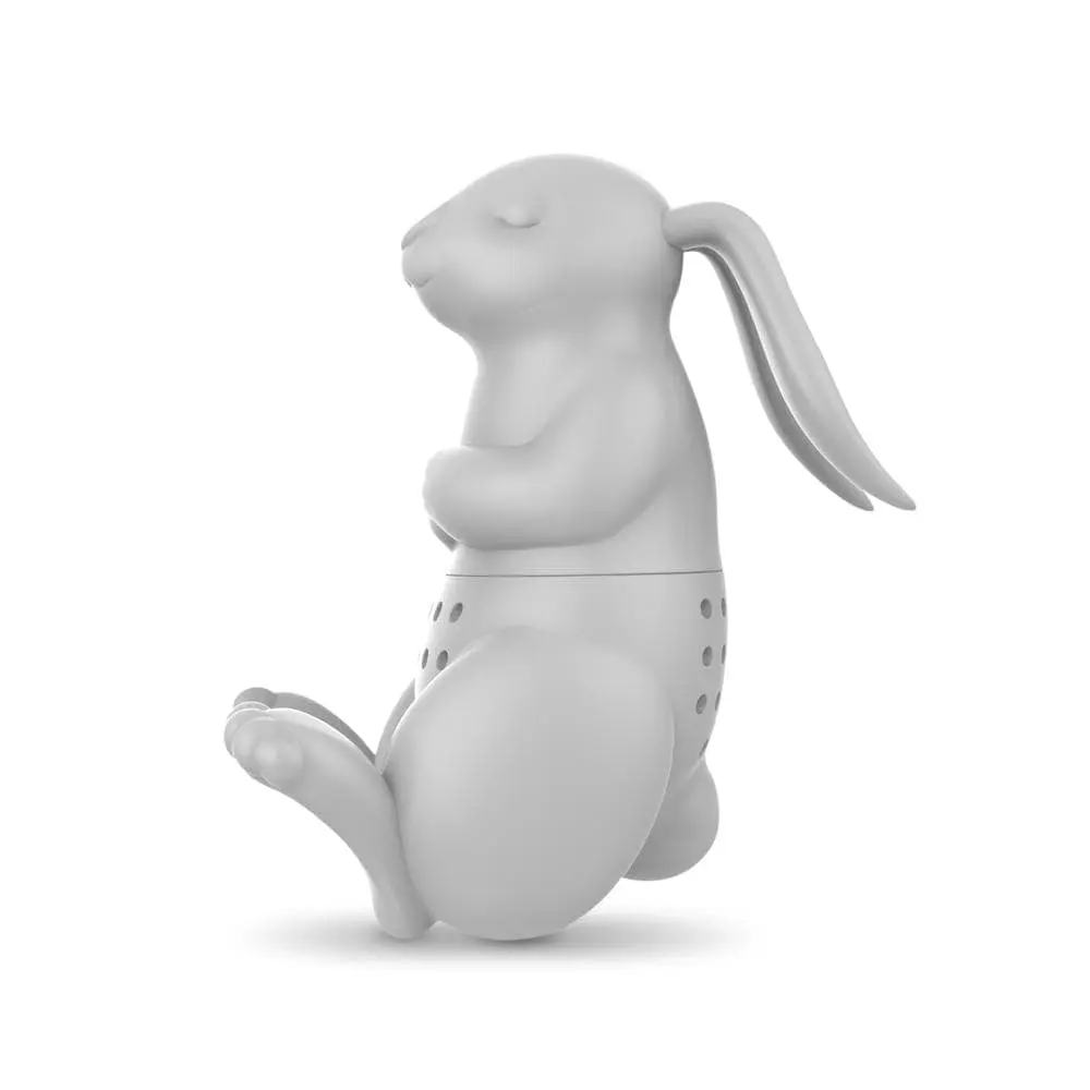 BREW BUNNY - Rabbit Silicone Tea Infuser - Fun and Function Kitchen Gadgets - Great Easter Basket Stuffer