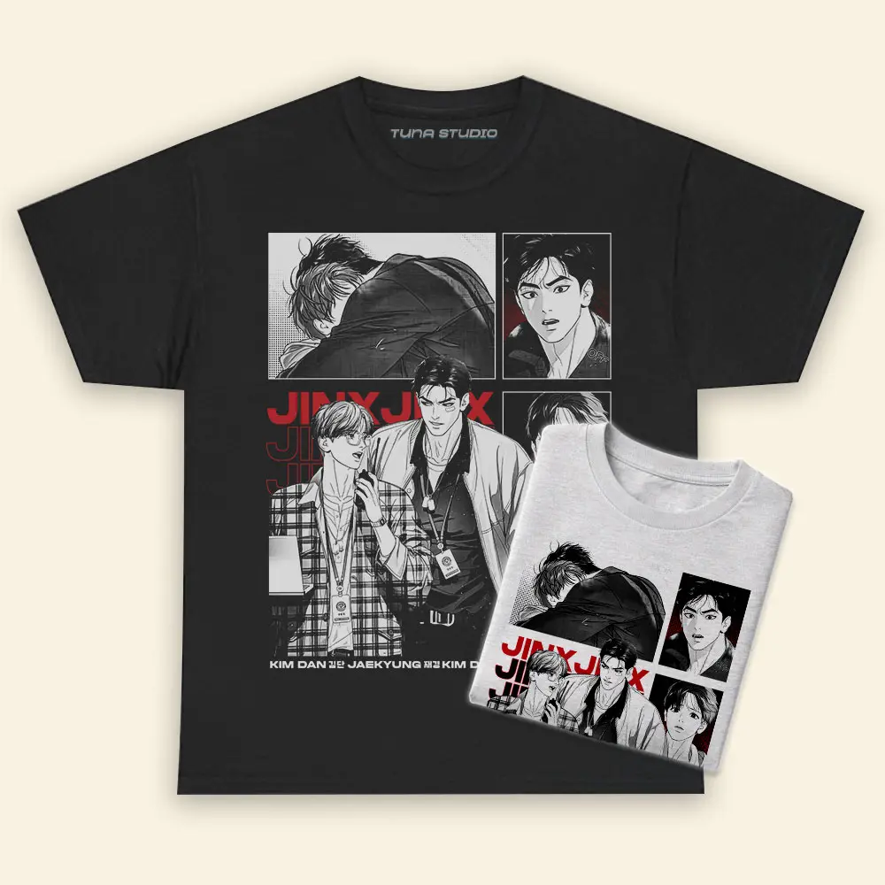 Jinx Joo Jaekyung Kim Dan Manhwa Boylove Comic Novels T-shirt Sweatshirt Hoodie Gift For Fan Fabric Top Womenswear Cotton