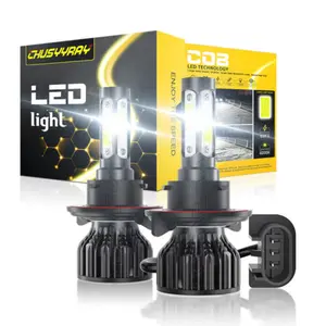 For Chevy HHR 2006-2011 - 2X 6000K White 9008 LED Headlight Kit Hi/Lo Bulbs Led Drl