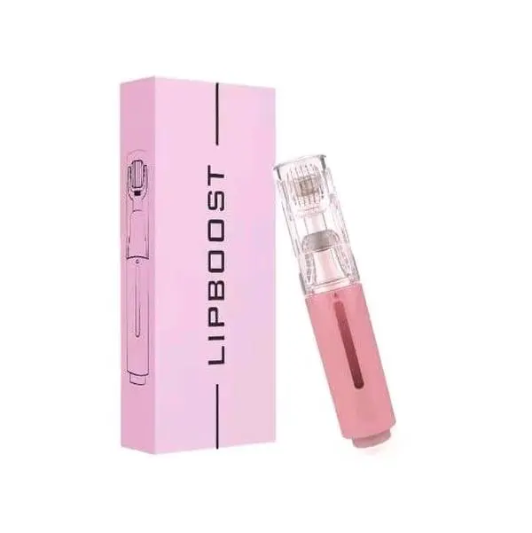 Derma Roller Infusion Roller Skin Care Microneedling Home Beauty Tool Microneedles for Face, Scalp, Lip Dermaroller 0.25mm (Pink)
