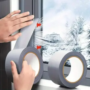 Window Sealing Tape - Winter Insulation Cloth, Single Roll Windproof Adhesive for Window Repair on Multiple Surfaces