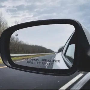 Your Demons Are Closer Than They Appear Mirror Decal
