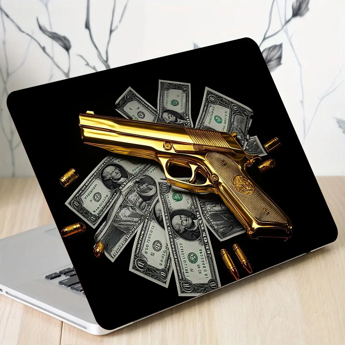 2 Pack Laptop Art Decal Protector, Universal Netbook Skin Sticker Non-Repeatable Make Tian's Laptop Skin Sticker Decal