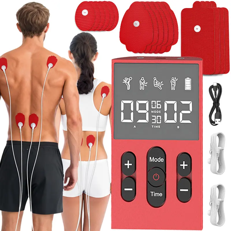 TENS EMS Unit for Pain Relief and Muscle Recovery, Portable EMS Massager with 12 Modes, 36 Intensity Levels, and Dual Channels for Back, Shoulder, Neck, and Hip Pain Management, Muscle Recovery Massage Devices