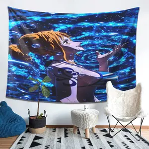 Nami promotional tapestry, living room bedroom office family room party decoration background cloth, living room, bedroom, office tapestry, four seasons home decoration and event decoration, holiday gifts, Wall Hanging Tapestry