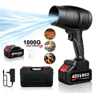 Leaf Blower & Turbo Jet Blower Violent Turbo Fan, Pure Copper Motor, Car Drying After Wash, Handheld Snow Blower, Cordless Turbo Power Air Duster – Home Improvement, Garden Maintenance, Best Holiday Gifts