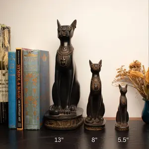 Bastet Cat Statues - Egyptian Goddess - Multiple Colors and Sizes